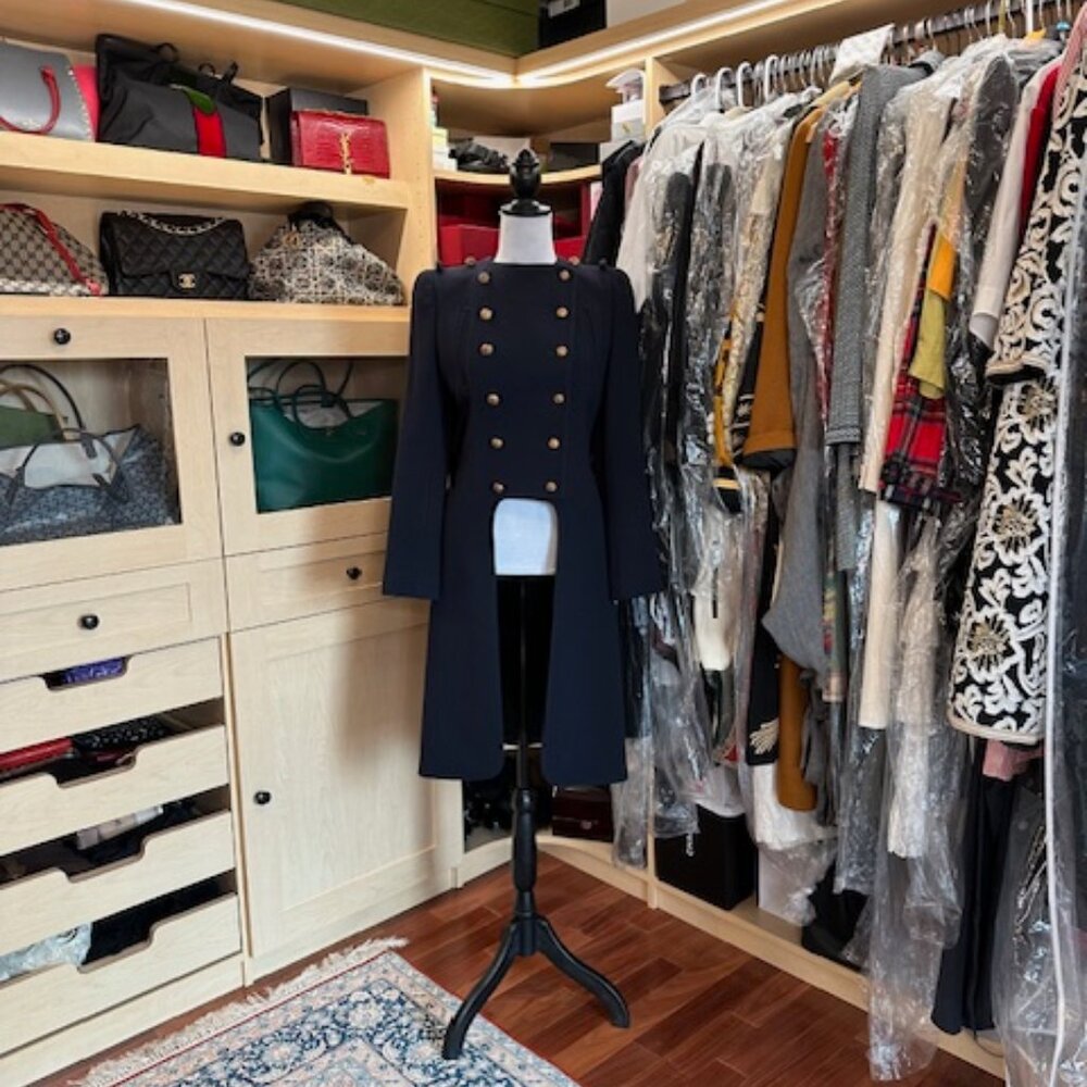 Alexander McQueen Navy Blue Size 40 /Jacket/Coat